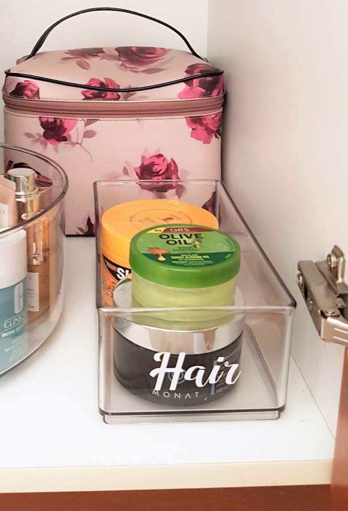 decluttering your natural hair care products
