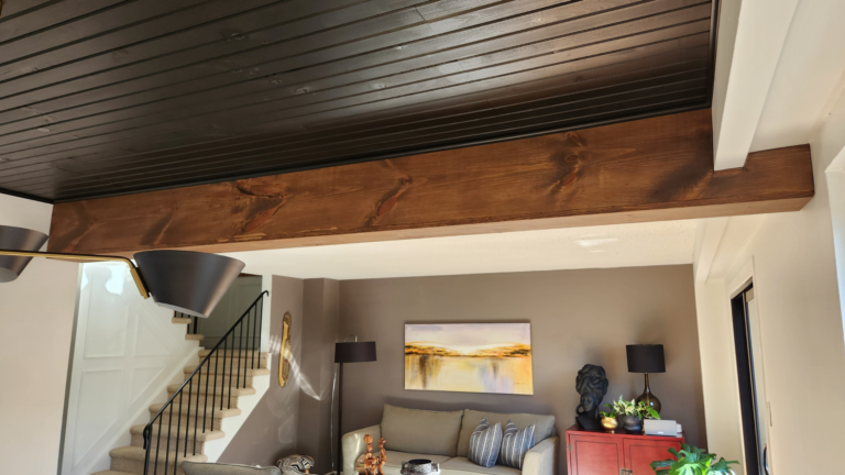 Pine Barn Wood Support Beam Cladding