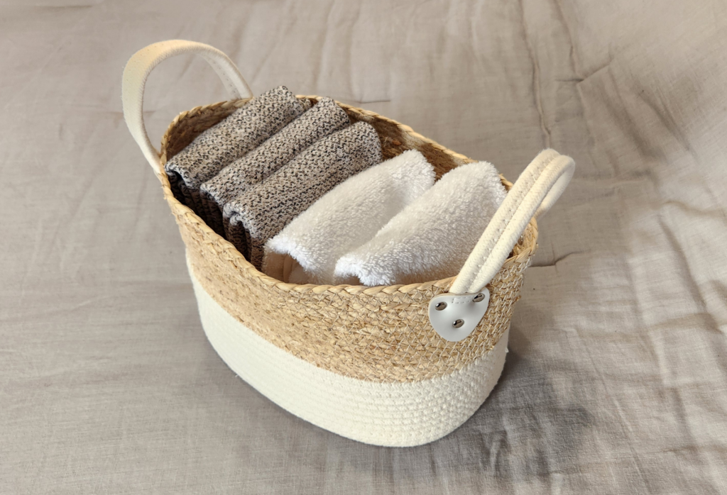 minimal towel stack simple home organization limits